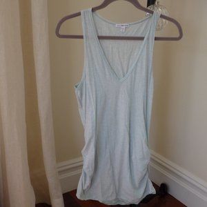 James Perse Racerback Ruched V Neck Tank 4